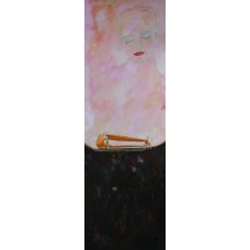 Musings Paintings balancing Oil on Box Canvas   300 mm X 900 mm Unframed,  Ready to Hang 