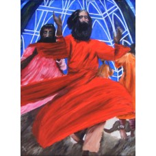 Portrait Paintings dervishes Oil on Box Canvas 305 mm X 407 mm Unframed,  Ready to Hang Painting for Sale