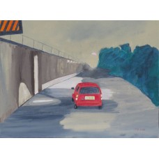 Contemporary Paintings if streets could talk Oil on Box Canvas 406 mm x 305 mm Unframed, Ready to Hang 