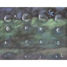 Modern Art Paintings bubbles Oil on Box Canvas 510 mm x 400 mm Unframed, Ready to Hang Painting for Sale