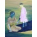 mother and daughter  Oil on Box Canvas 755 mm x 615 mm Unframed, Ready to Hang for Home and Office by artist C K Purandare