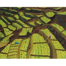 Musings Paintings plantation Oil on Box Canvas 355 mm X 280 mm Unframed,  Ready to Hang Painting for Sale
